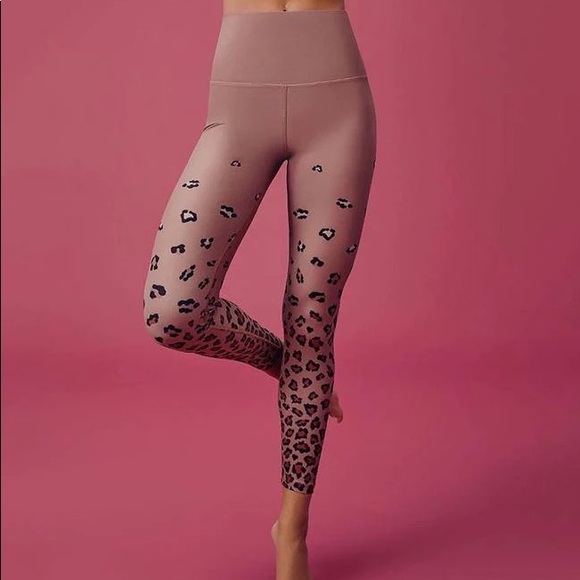 Pink Leopard Workout Leggings